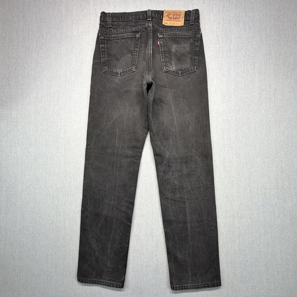 Vintage Levis 505 Black Jeans Men's 31x30 (Fits‎ 30x30) Made in USA 1995
